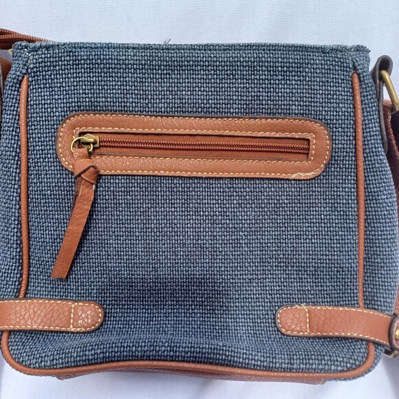 Blue Vintage 90's Style GAL purse BOHO - Picture 14 of 14